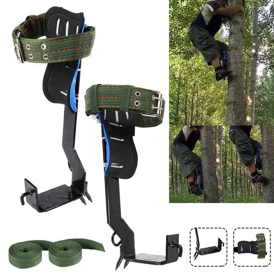 Heavy-Duty Tree Climbing Spikes with Safety Belt