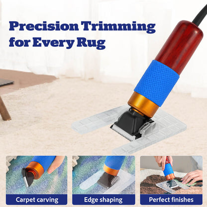 2-in-1 Rug Tufting Gun Kit with Carpet Trimmer – Complete Tufting Set