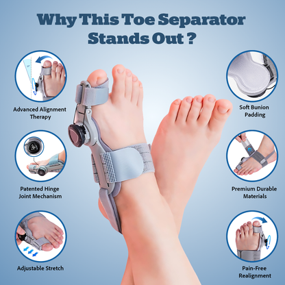 Bunion Corrector Toe Spacer – Gentle Alignment & Pain Relief