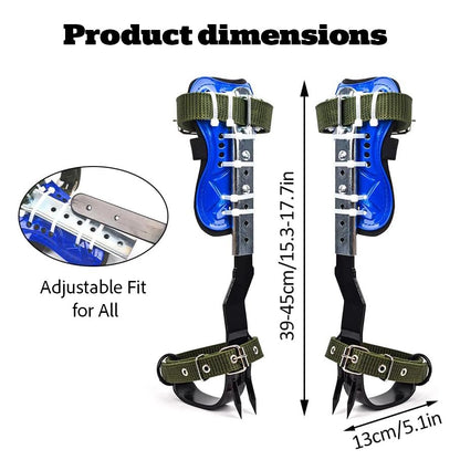 Heavy-Duty Tree Climbing Spikes with Safety Belt