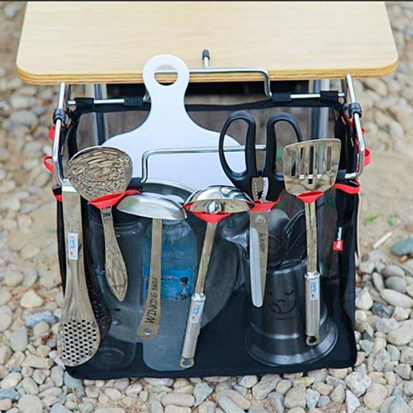 Garden Tool Storage Rack Bag for Garden, Camping & Barbecue - Clauve