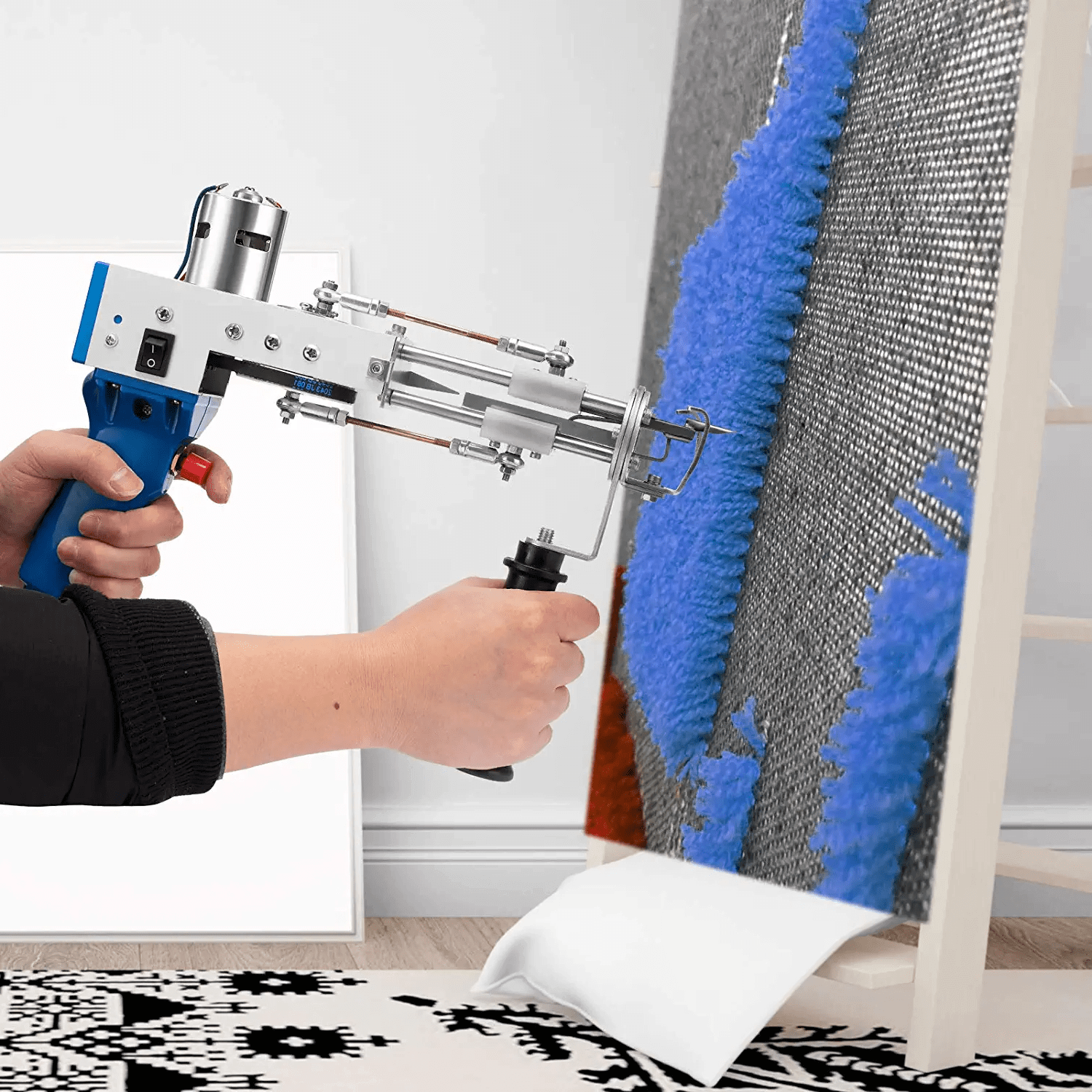 2 in 1 Electric Carpet Tufting Gun and Loop Pile